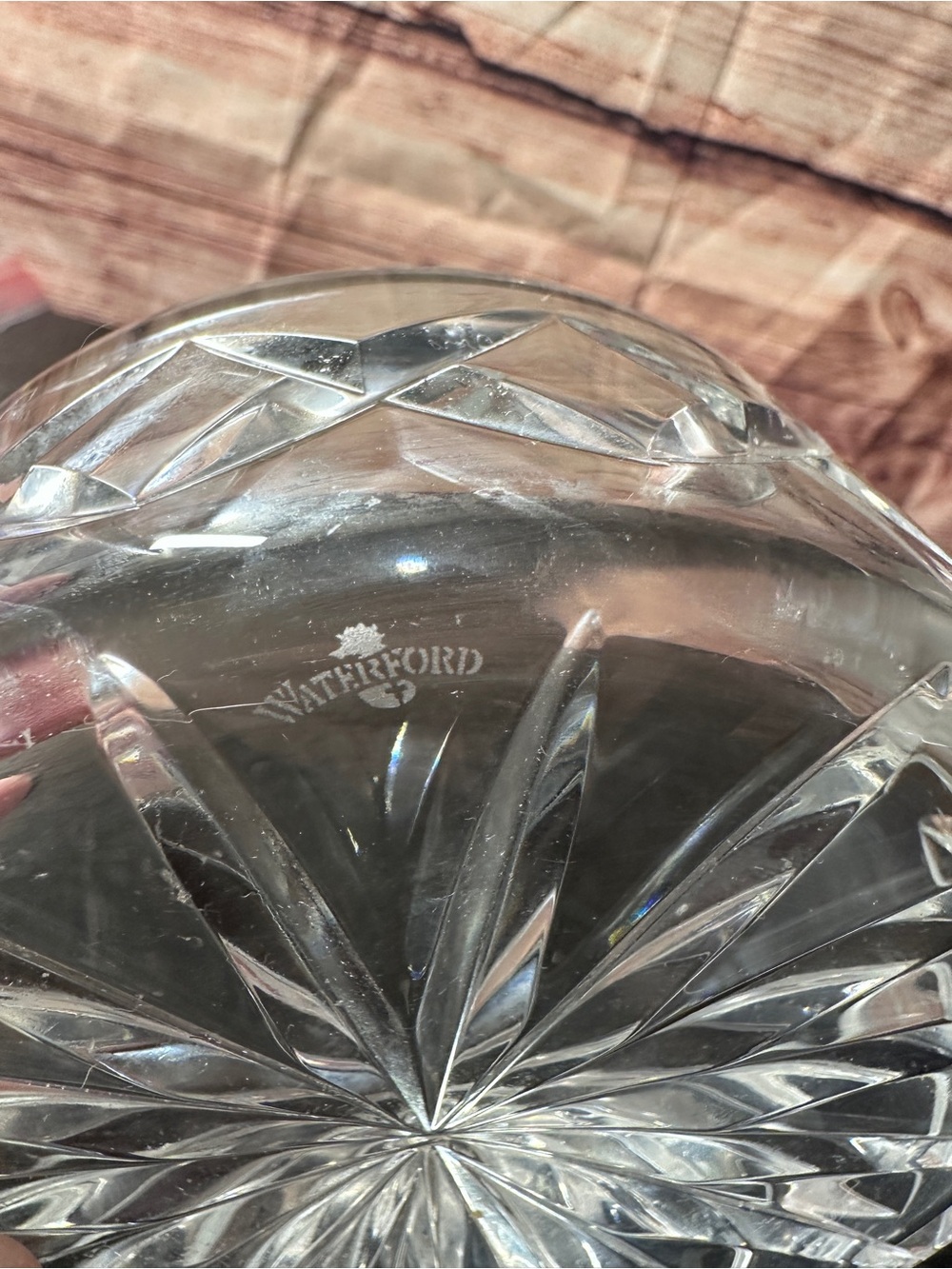 Waterford Crystal Lismore Shallow Bowl, Candy Dish, Wine Holder - Picture 4 of 6